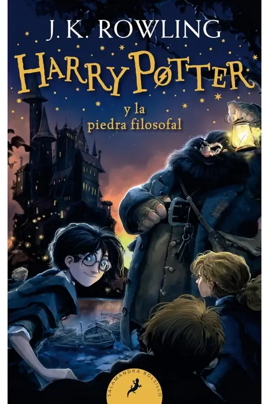 Harry Potter y la piedra filosofal - Portada del libro